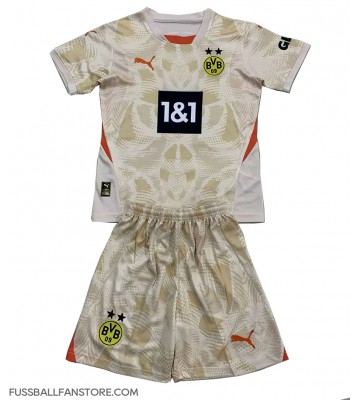 Borussia Dortmund Torwart Replik Heimtrikot Kinder 2024-25 Kurzarm (+ Kurze Hosen)